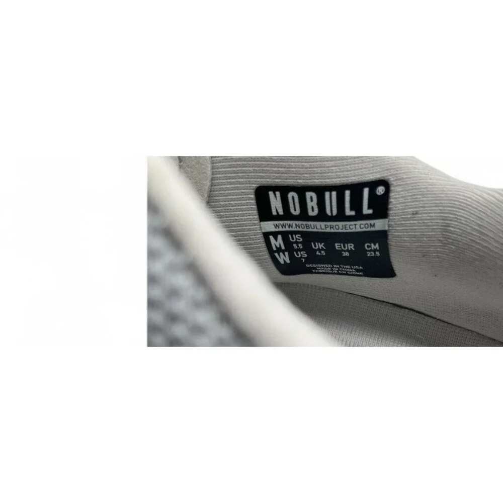 Nobull Superfabric Trainer Plus Arctic Gray Workout Shoes Sneakers Sz 7 W - Picture 8 of 8